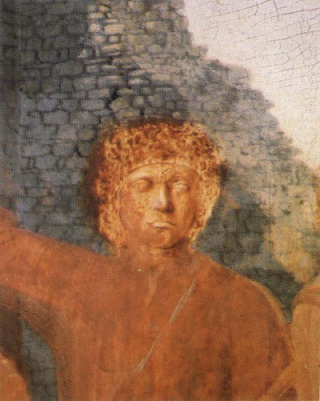 Detail of Baptism of Christ, Piero della Francesca